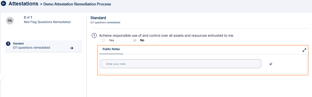 View of Public Notes posting area