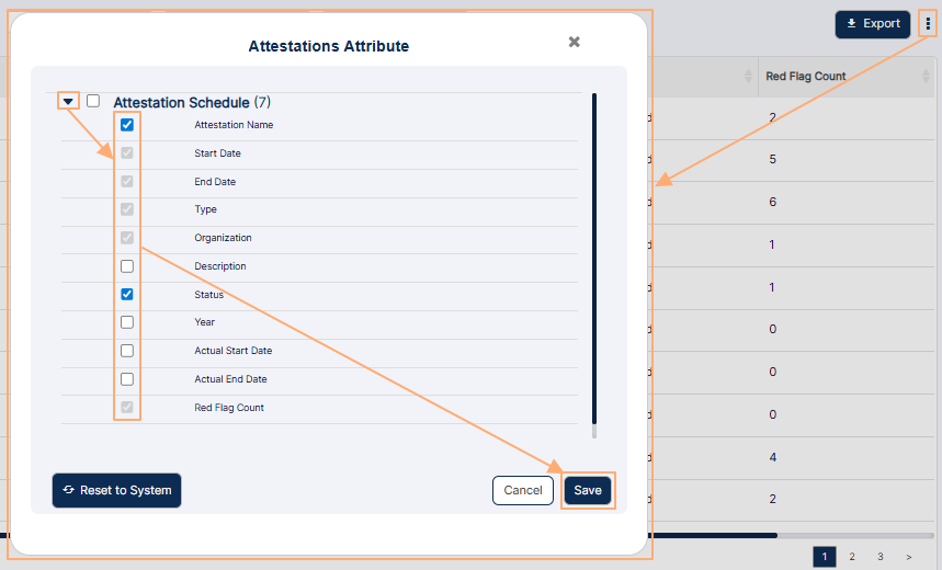 Customizing the report grid view column display