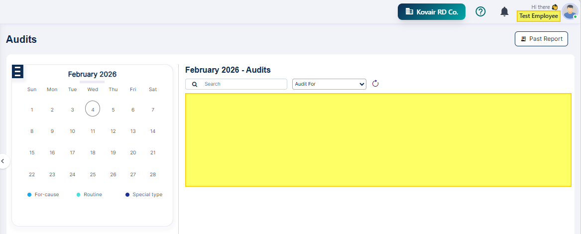 Created audit not visible to user who is not the specified auditor or recipient