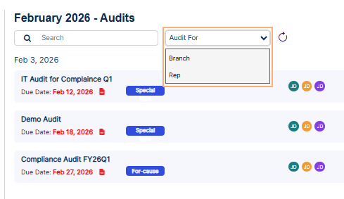 Filter dropdown options