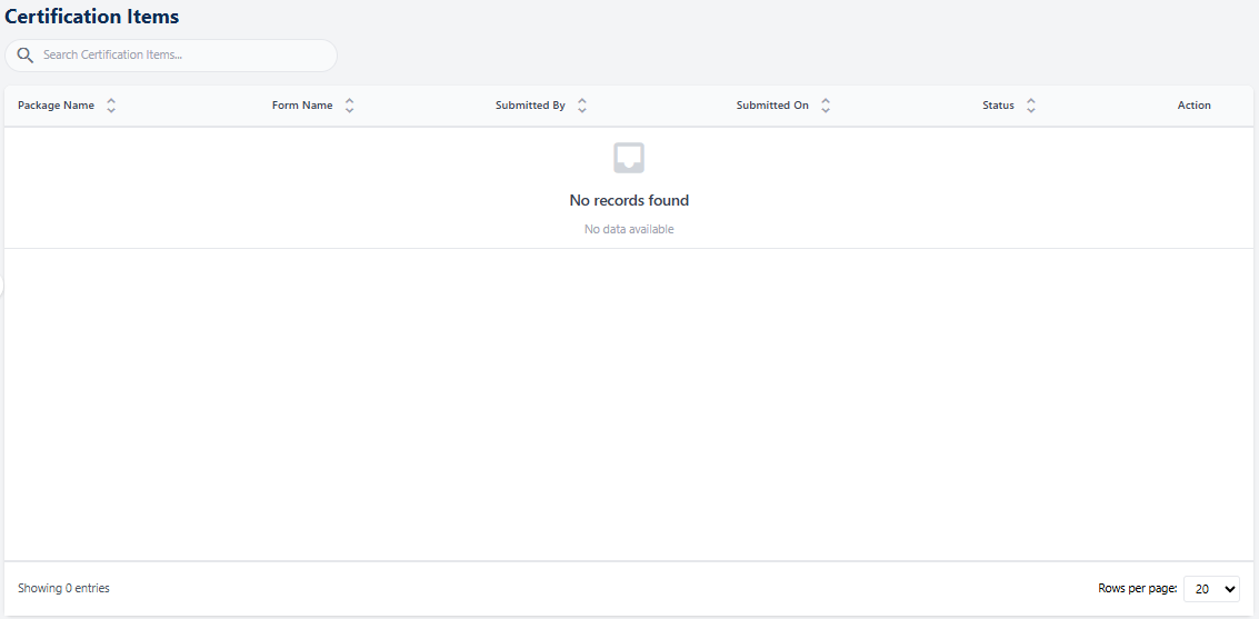 Grid view blank by default