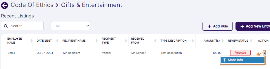 View More context menu option