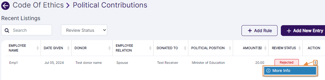 View More context menu option