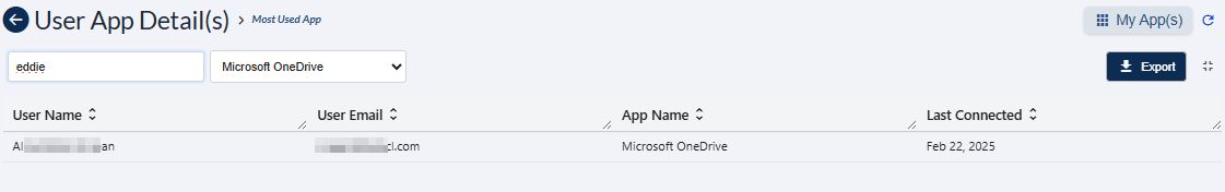 Using the search bar