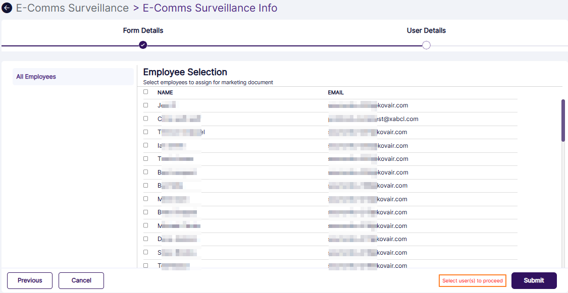 Employee selection validation