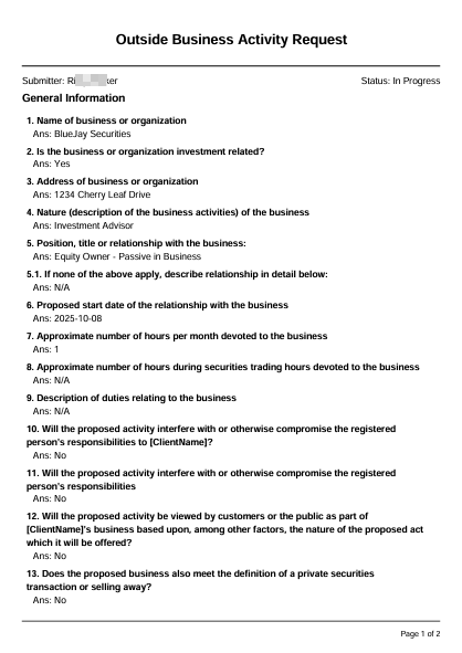 Downloaded Form PDF content