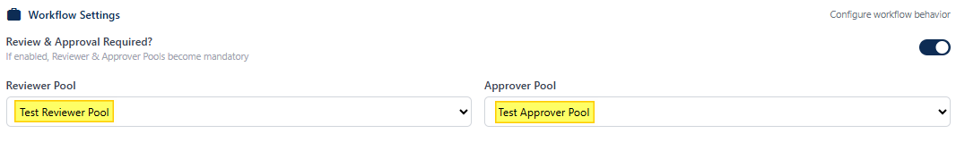 Selected dropdown options