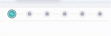 View of the stages when the reviewer, approver and filer pools are configured