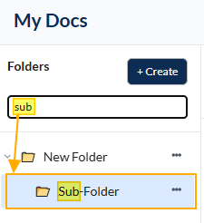 Fig: 15 - Matching sub-folder found