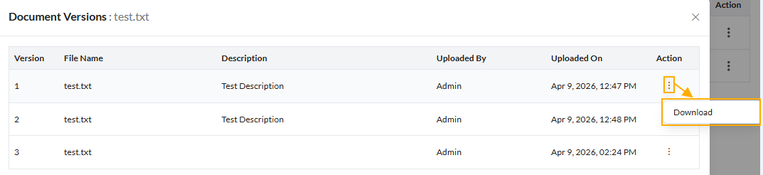 Option to download any previously uploaded file version