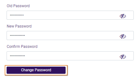 Saving new Password