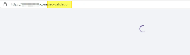 SSO validation