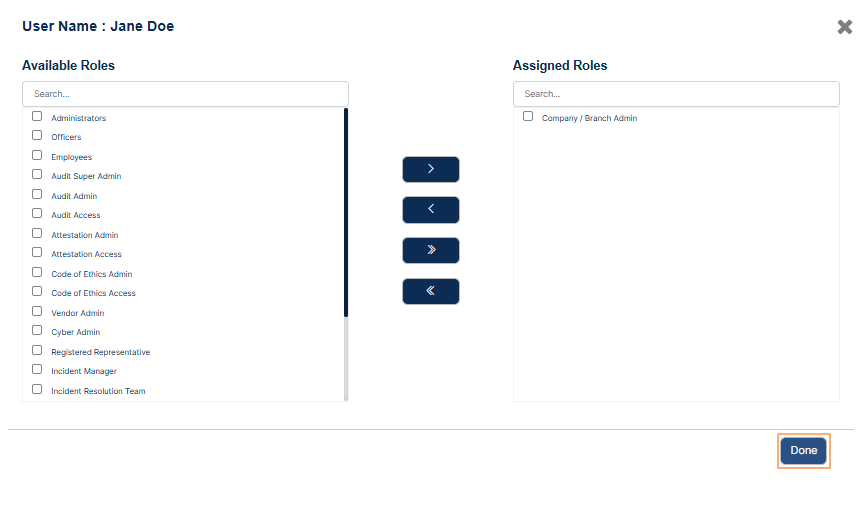 Setting System Roles