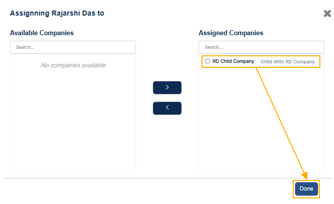 Confirming assignment
