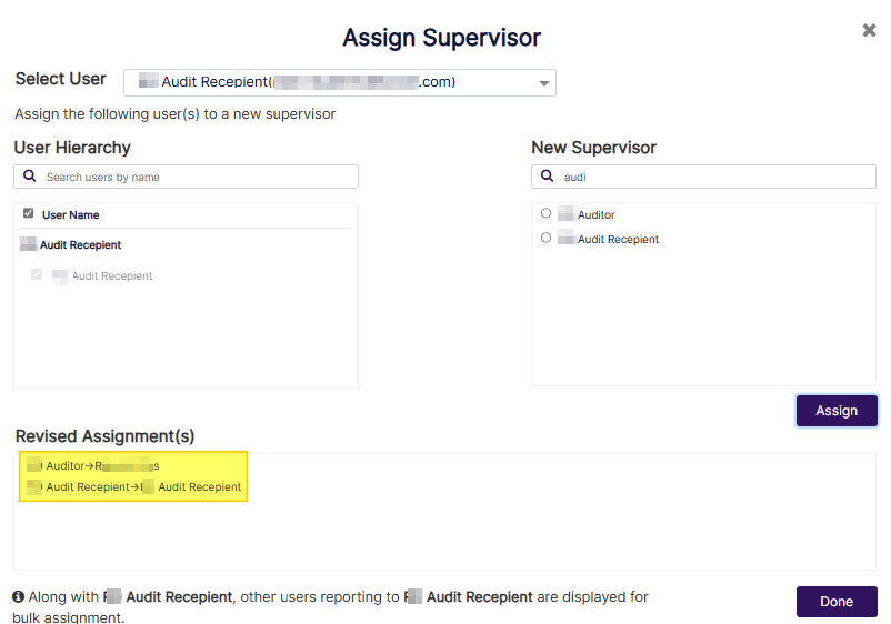 Multi assignment support