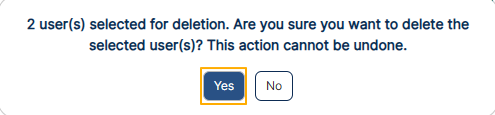 Providing confirmation