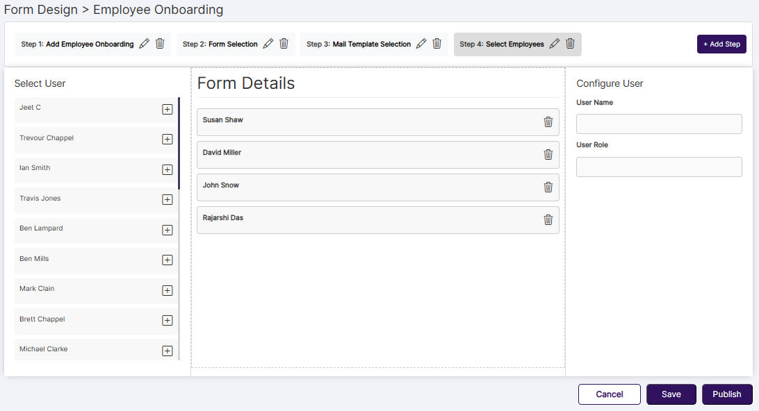 Form Details page