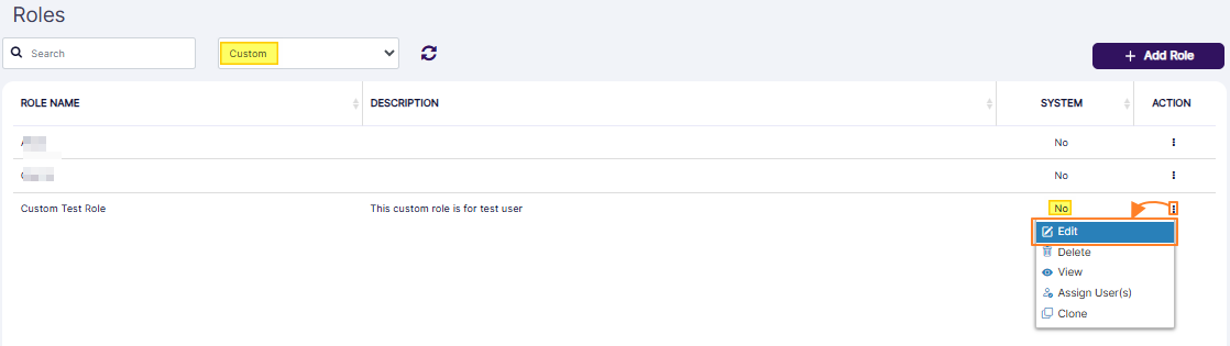 Enabled Edit menu option