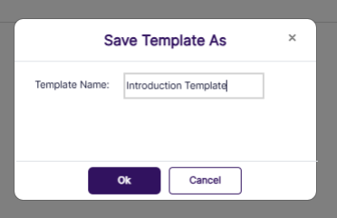 Publishing Custom Template