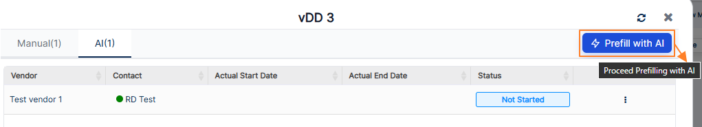 Button to prefill with AI response