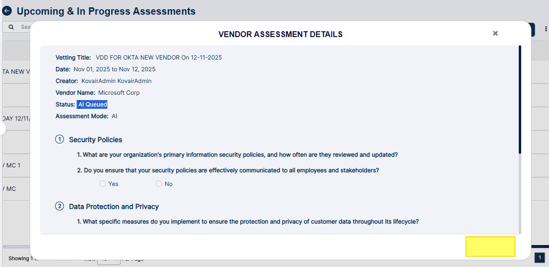 Export button absent