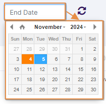 End Date filter