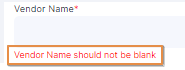 Vendor name is blank tooltip
