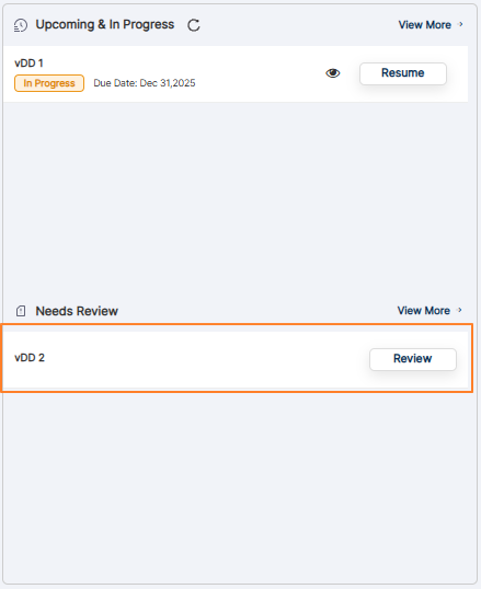 Entry shifts to the review section